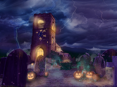 Halloween concept art concept art digital art graphic design illustration