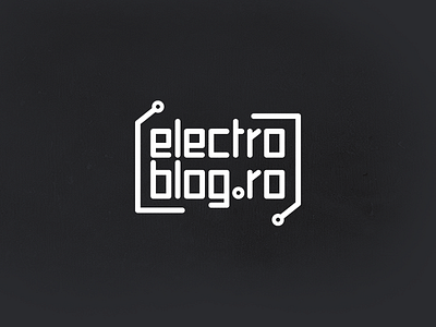 Electro Blog brand electro font logo type typography