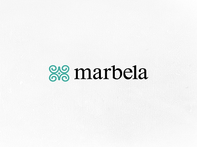 Marbela brand branding jewelry logo mark