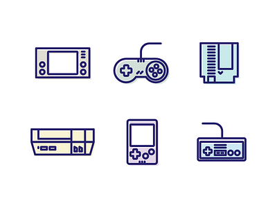 Retro Game Icons console game icons old retro