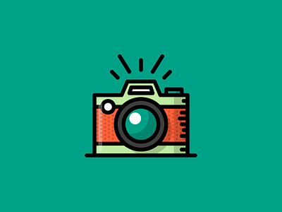 Camera camera icon illustration photography vector