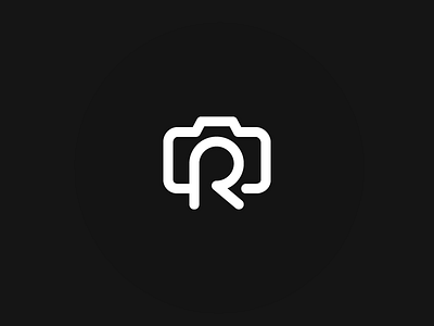 R Photography logo mark photography