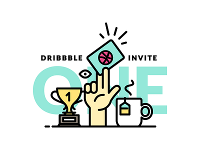 Dribbble Invite dribbble invitation invite one play