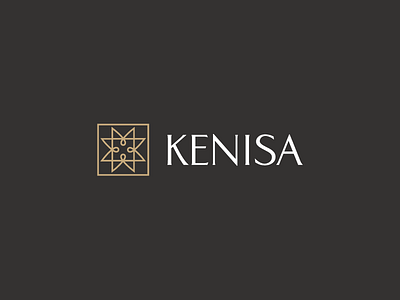 Kenisa brand drapes fabric logo luxury