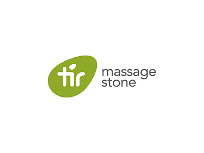 Tir brand logo massage stone tir