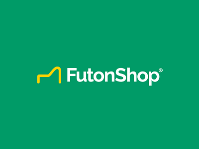 Futon Shop store logo brand futons logo mark