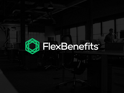 Flexbenefits flex green logo mark shape simple