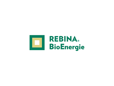 Rebina bio energy green logo mark rebina