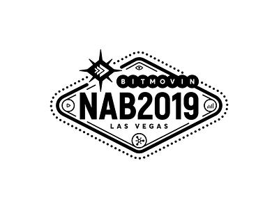 Nab 2019 badge bitmovin encoding logo nab sticker video