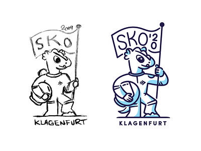Vestlig Kantine Diskurs SKO'20 Mascot by Catalin Mihut on Dribbble
