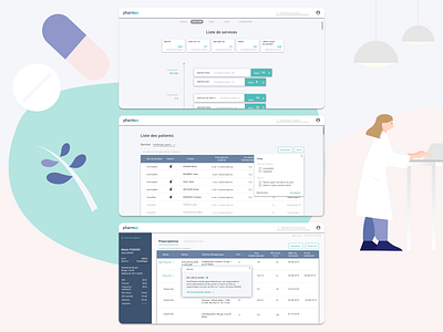 Pharmia - UX/UI - Pharmacy illustration ui ux