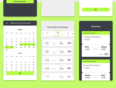 Book a train ticket - UX/UI - Pt2 ui ux