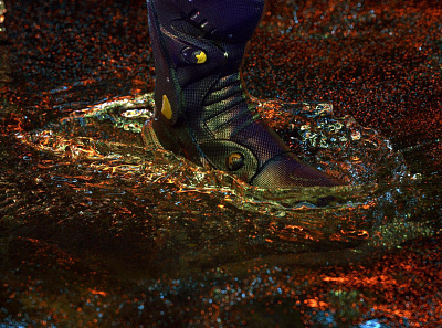 Step 3d 3dart 3dartist 3drender 3drendering art artwork c4d c4drender cgi cgrender cinema4d design designer human shoe shoes step walk water