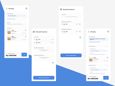 Cart Exploration address cart cart page design mobile mobile design multiple address ui ui designer uiux