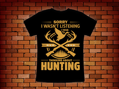 HUNTING T-SHIRT custom custom t shirt design hunting hunting t shirt illustration shirt t shirt typography