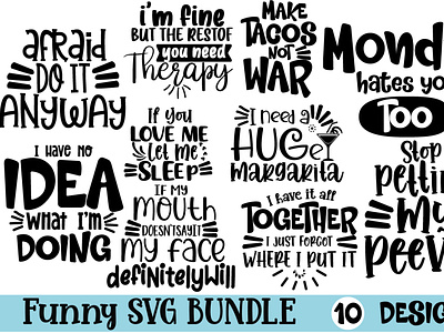 Funny SVG Bundle print on demand