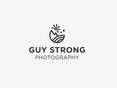 Guy Strong Concept: Sun Rise logo