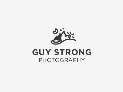 Guy Strong Concept: Night & Day logo