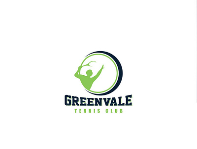 Greenvale Tennis Club bat branding clean design club creative creative logo design easy icon illustration illustrator logo simple tennis