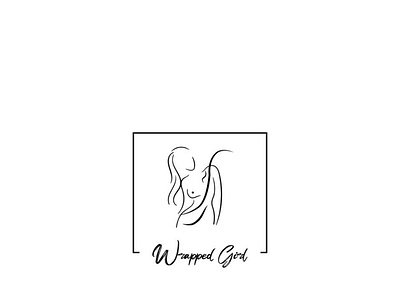 Wrapped Girl branding clean design creative creative logo design easy girl icon illustration illustrator logo simple woman women wrap wrapp wrapped