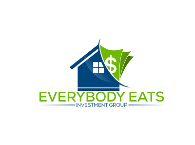 Everybody Eats Investment group branding clean design creative creative logo credit credit repair design easy house icon illustration illustrator investing investment investments investor money simple