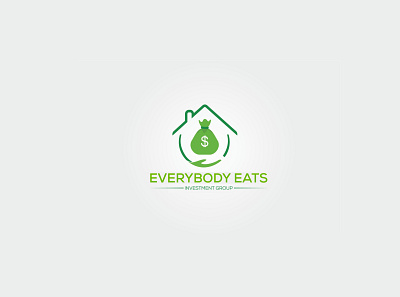 Everybody Eats Investment group branding clean design creative creative logo credit credit repair design develop easy house icon illustration illustrator invest investing investment investments investor simple