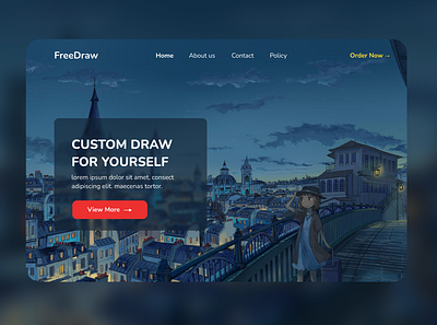 FreeDraw - Drawing Web Design design ui