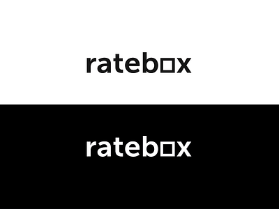 Ratebox black logo tech white