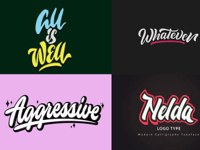Typography | logo design | Font logo | Hand lettering by Muhammad ...