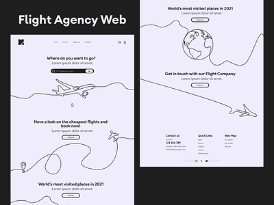 Flight Agency - Modern Minimalist Web Design