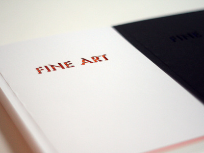 Fine Art Catalogue White art black book catalogue cut exhibition fine laser paper stencil
