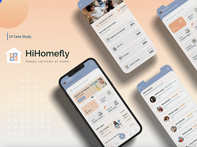 Hi Homely! Home Services clean design design homeservices light theme spa ui design urback company user experience