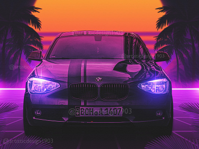 BMW 1980s 80s amazing awesome best bestselling car cars cool fantastic light perfect popular retro retrowave synthwave trend trending vehicle