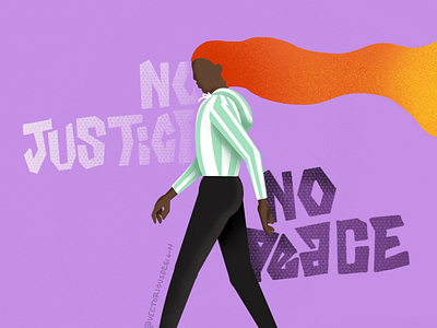 No Justice No Peace art artist artwork blacklivesmatter blm digitalart digitaldrawing digitalpainting draw drawing procreateart fanart illustration illustrator instaart ipadpro procreate procreatedrawing sketch socialjustice