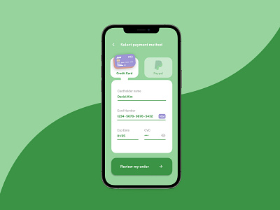 Credit Card App - Daily UI 2