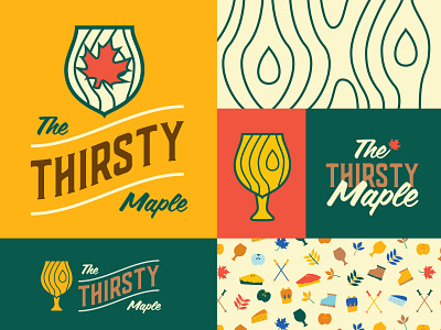 Thirsty Maple Food Truck branding design graphic design