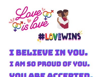 Love Wins afirmation card love wins pride pride 2021 rucha nimbalkar