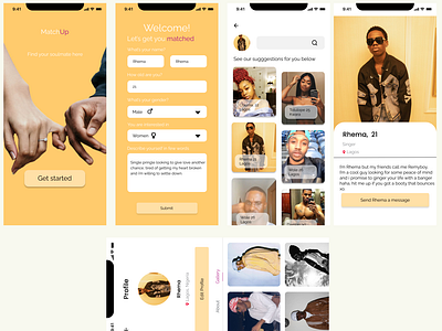 Dating App UI Design