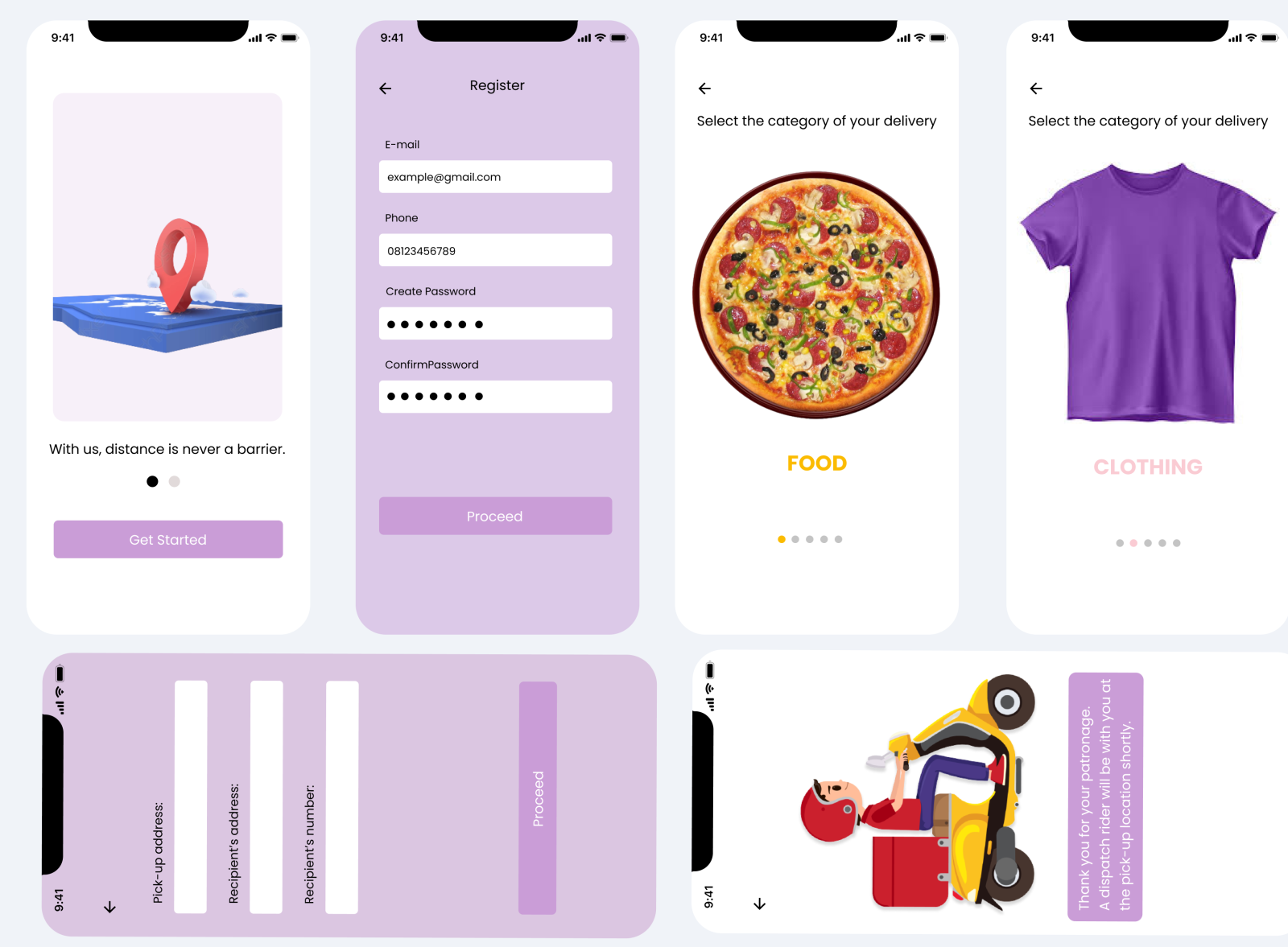 Delivery App UI Design by Ardo Joy on Dribbble