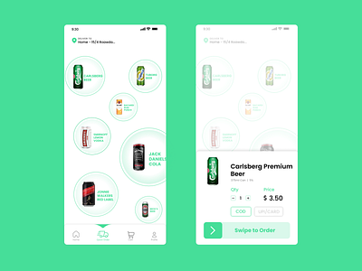Liquor Delivery App Quick Order Page
