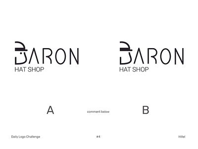 daily logo challenge - hat shop