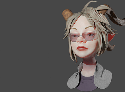 made this in less then a day 3d artist blender character design full illustration logo sculpt speed sketch