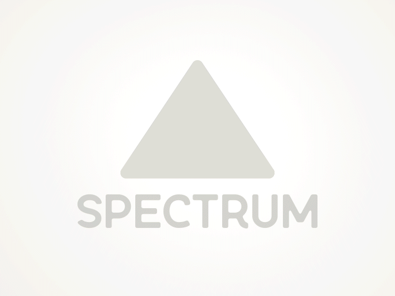 Spectrum Logo + website design logo webpage