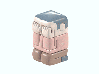 Cubic Disgrace 3d figure modo toy