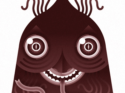 Martian scary martian character illustration datamouth