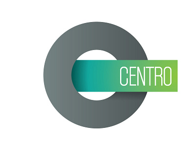 centro logo study - option 2 design industrial logo