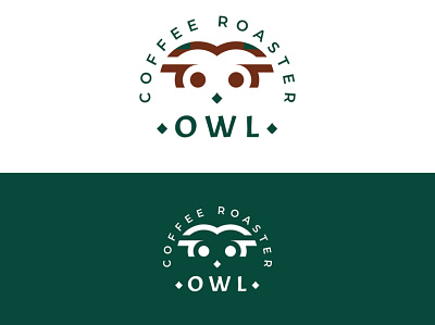 OWL COFFEE ROASTER branding coffee creative creative design design flat design identity branding identity design logo logo designs logo mark logotype minimalist design minimalist logo owl owl logo simple logo