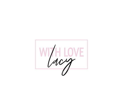 Lacy, with love blonde branding cosmetics design hairstyle logo logo design logotype