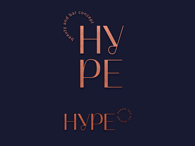 Hype branding design graphic design logo logotype luxury luxury logo minimalist logo typography wordmark