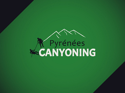 Canyoning branding canyoning canyons design logo logo design sports design